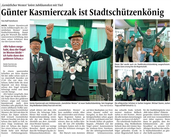 Stadtschuetzenkoenig ZA